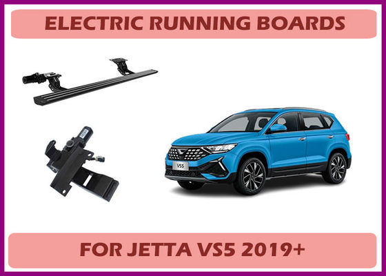 Bậc lên xuống điện tự động bằng nhôm có thể thu vào cho Jetta VS5 có đèn LED