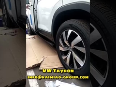 VW Tayron có thể kéo lại bàn chạy và thang được cải thiện khả năng tiếp cận và độ bền