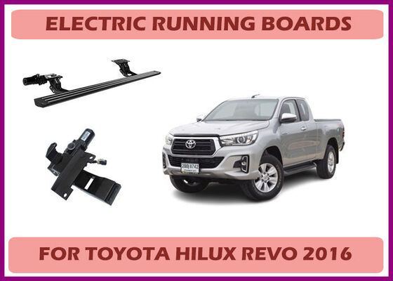 Bậc lên xuống và Bệ chạy điện có thể gập và thu vào cho Toyota Hilux Revo